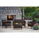 Двухместный садовый диван Salemo 2 Seater Sofa бежевый 29209038587 KETER