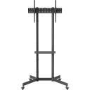 Gembird TVS-70T-01, regulējams statīvs, 37-70", 45kg, 4 riteņi, VESA 100x100-600x400, melns
