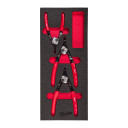 SPROSTGREDZENU SPICO KNAIBĻU PUTU IELIKTŅU KOMPLEKTS, 3 PC CIRCLIP PLIERS FOAM INSERT SET, 4932493632 MILWAUKEE