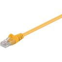Goobay CAT 5e patch kabelis 95556, 1.5m, dzeltena, RJ45 vīrie&scaron;u (8P8C), RJ45 vīrie&scaron;u (8P8C), veidots, CCA vadītāji