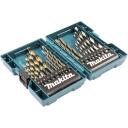Makita Puuri komplekt 18tk B-49432, 4-10mm, HSS, silindriline vars, sobib metallile, kivile, puidule