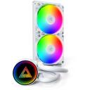Montech CPU Охладитель LIGHTFLOW 240 ARGB (W), 2x120mm, 129.5m&sup3;/h, 2.39mmH2O, FDB, 6 лет гарантии