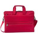 Rivacase Kott 8630RED, 15.6", 700g, veekindel pol&uuml;ester, 2 v&auml;list taskut, reguleeritav &otilde;larihm