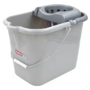 Oval bucket 15L with push button and metal handle Sauber 24800805