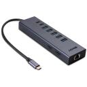 Lindy dokk 43373 2x 4K HDMI, PD 3.0 100W, USB 3.2 Gen 2, Gigabit Ethernet, 5x USB 2.0
