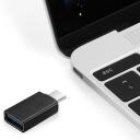 Gembird USB Type-C uz USB Type-A adapteris A-USB2-CMAF-01, 0.1m, melns, 1 gab.