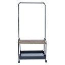 Drēbju pakaramais FRASER 74x35xH165cm, melns 17514