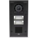 2N sisenemispaneel IP Force 2.0, 9151302CR, 2 nuppu, kaamera, kaardilugeja, 12 V, 4 A DC v&otilde;i PoE+, -30&deg;C kuni +55&deg;C