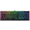 Razer Mehāniskā Spēļu Tastatūra BlackWidow V4 X RZ03-04701800-R3M1, RGB Chroma, 105 taustiņi, dzeltenie mehāniskie slēdži