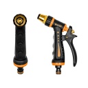 Regulējams smidzinā&scaron;anas pistole ZEBRA, BRADAS, ECO-7205, misiņa-cinka, ergonomiska rokturis, 3 veidu ūdens strūklas