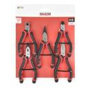 Mini knaibļu komplekts KREATOR KRTH62106 125mm, 5 gab., Žokļa dziļums 12 mm