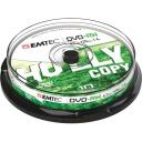 Emtec DVD-RW 4,7GB 1-4x Holly Copy ECOVRW47104CB, 4.7GB, DVD +/-RW x4, 10 gab. kūkas iepakojumā