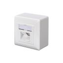 Digitus modulārais sienas iznākums DN-9007-S-1, 2xRJ45, 500MHz, 10GBase-T, ar zemējumu