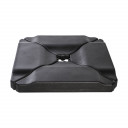 P&auml;ikesevarju raskus, 4 osaline, plastik, v&auml;rv: must 11790