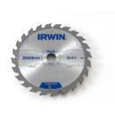 Irwin Saag 1897210, 250 mm x 30 mm, 3 mm, 24 hammast, teras, 5000 rpm, puidu l&otilde;ikamiseks