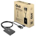 Club3D адаптер CAC-1720 VGA в HDMI, 1 HDMI, 1 USB 2.0, 1 15pin D-sub, 0.6m