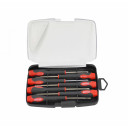 S2 precīzais skrūvgriežu komplekts 7 gab., CrV S2 sakausējums, magnētiskie uzgaļi, ergonomisks rokturis, AW36698, AWTOOLS