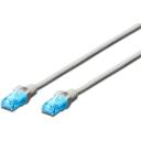 Digitus patch kaabel DK-1512-010, 1m, U/UTP, hall, RJ45, RJ45, booted