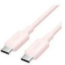 Vention USB-C kuni USB-C kaabel 2m roosa TRCPH 3A kiire laadimine, 480Mbps andmeedastus