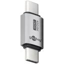 Goobay USB-C adapteris taisns, 74448, 8K60Hz, 40 Gbps, metāla korpuss, līdz 240 W strāvas piegāde