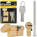 Keltin Užrakto cilindras su rankenėle K02636, 30/30G mm, 3 raktai, aliuminis, ZnAl lydinys, 25000 ciklų