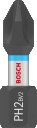 Tiecienskrūvgriežiem, akumulatoru skrūvgriežiem PRO IMPACT PH SKRŪVGRIEŽA UZGALIS, 2607002803 BOSCH