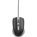 Gembird USB datorpele MUS-4B-01, 1200 DPI, 4 pogas, optiskā, kabeļa garums 1.35m, ambidextrous