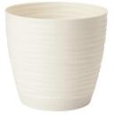 Form Plastic Lillepott 4348773, &Oslash; 19 cm, 3.35 l, valge v&auml;rv, siseruumide taimed, &Uuml;mmargune, Petit