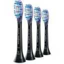 Philips Hambaharja pead HX9054/88 Pehmed harjased, 4 tk, Must, 62000 liikumist/min, 3 kuud vahetamiseks