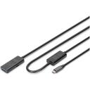 Digitus aktīvais USB 3.2 Gen1 5G pagarinātājs DA-73111, 10m, 5Gbps, aktīvs kabelis, divkār&scaron;i aizsargāts