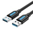 Vention USB 3.0 A vyr. į A vyr. kabelis 1.5m juodas CONBG
