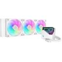 Deepcool Vedelik CPU jahuti LT360 WH ARGB R-LT360-WHAMNC-G-1, 1.30 kg, 72.04 cfm, 3 ventilaatorit, Anti-leak Tech