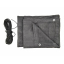 Balkona privātuma ekrāns, 1x5m, 180g, pelēks, UV izturīgs, AW67190, AWTOOLS