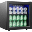 Euhomy dzērienu displeja dzesētājs BR009-55BL, 37L, R600A, 115V, 0.53 kWh/d, 38 dB, melns