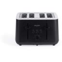 Salter Kuro 4-Slice Toaster EK5565MBLKFVDE, 1850W, 4 maizītes, 7 brūninā&scaron;anas līmeņi, atkausē&scaron;ana, uzsildī&scaron;ana, augsta pacel&scaron;ana