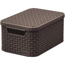 Box with lid Style S Curver 0803617210 29,1x19,8x14,2cm dark brown