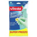 Vileda Kodumajapidamise kindad 167395, puuvill, lateks, L, CE, WEEE, mustusekindlad, veekindlad, libisemiskindlad