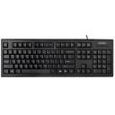 A4Tech Klaviatūra KR-85 A4TKLA19739, 1.5m, USB, membrāna, melna, QWERTY, vadu, bez apgaismojuma