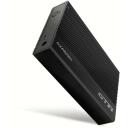 Axagon HDD korpusas EE35-GTR USB-C 5Gbps, 3,5", juodas, 100-240V maitinimo adapteris, USB-C - USB-A kabelis 80 cm