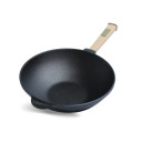 Panna čuguna WOK ar koka rokturi 2.8 L 260x80mm ТМ BC-W26H BRIZOLL