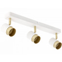 Laevalgusti ORIO, 43,0x5,5x14,0cm, IP20, 3*GU10, max. 50W, valge/kuldne; OS-ORI-3GU10-00