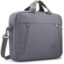 Case Logic Portatīvā datora soma Huxton Attache 14 3204651, 14", poliesters, grafīts, 2 priek&scaron;ējās kabatas, rāvējslēdzējs