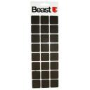 Beast M&ouml;&ouml;blipadjad 9056202, 28x28mm, 24tk, ruudukujulised, pruun