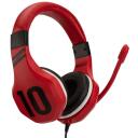 Subsonic Spēļu austiņas SA5582-2, 40mm, 20-20000Hz, 3,5mm, regulējams mikrofons, sarkana
