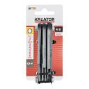 Kuuskantvõtmete komplekt 1,5-8 mm 8 tk KREATOR KRTH21601 Kroom vanaadium, Alumiiniumkorpus