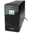 Gembird UPS pingeregulaator EG-UPS-033, 1200 VA, 720 W, 3xIEC 230V, 2xSchuko, USB, LCD, 12 h laadimine