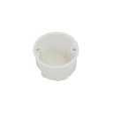 Electrical box, u / p, white, round, BYLECTRICA
