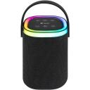 Tracer Skaļrunis TRAGLO47615, 10W, 4h, IPX5, Bluetooth 5.3, FM radio, USB-C, AUX, MicroSD, RGB apgaismojums