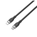 Hyper 1M Silikona 240W USB-C Lādē&scaron;anas Kabelis HJ4001BKGL, 1m, 240W, EPR, PD 3.1, 480 Mbps, pārkar&scaron;anas aizsardzība