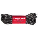 Lahti Pro Шнурки 5119575, 120 см, 4 мм, 100% полиэстер, черно-серый